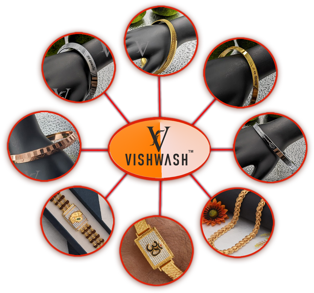 Vishwash Enterprise 
Latest Antique Design Jewellery SS - Silver - Gold - Brass Copper Kada - Bangle - Bracelet - Lucky High-Quality Best Price Jewellery Manufacturers - Suppliers - Dealers and Exporters in Rajkot Gujarat India
